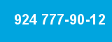 924 777-90-12 924 777-90-12